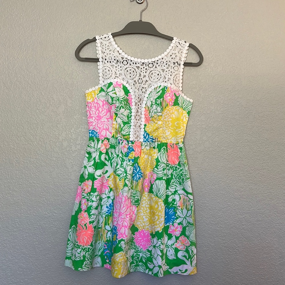 Lily Dress with Lace Detailing - Size 0